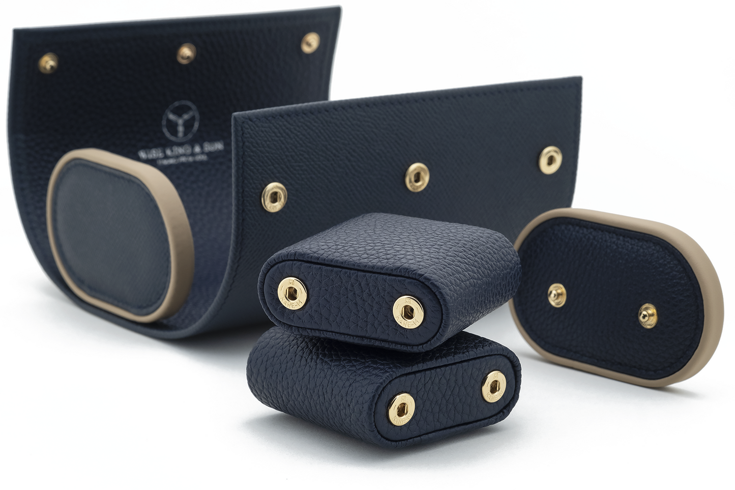 DOU CRONUS - TWO WATHCES TRAVEL BOX (EPSOM+TOGO)