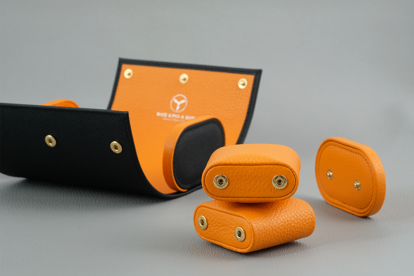 DOU CRONUS - TWO WATHCES TRAVEL BOX (EPSOM+TOGO)