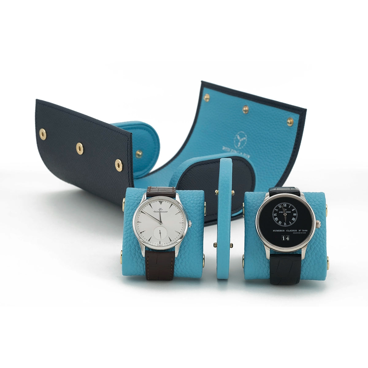 DOU CRONUS -  TWO WATHCES TRAVEL BOX (EPSOM+TOGO)