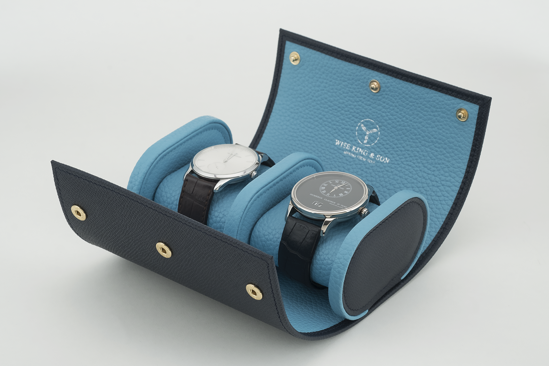 DOU CRONUS -  TWO WATHCES TRAVEL BOX (EPSOM+TOGO)